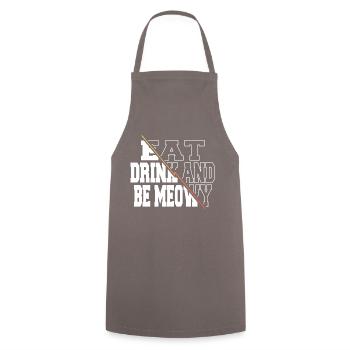 Dino Dinosaurs Comic Fun Present Dinosaur Lover - Cooking Apron - grey - Front - AI Model Male 185 dark (185cm)