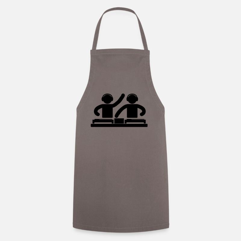 DJ - Tablier de cuisine - gris