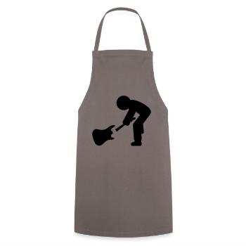 rocker - Cooking Apron - grey - Front - AI Model Male 185 dark (185cm)