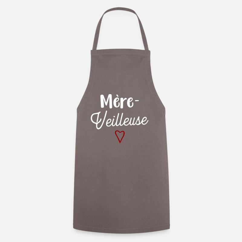 Mère-veilleuse cadeau - Tablier de cuisine - gris