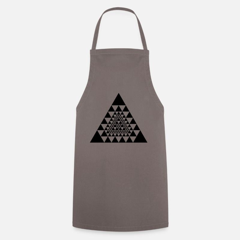 Azteken Inka Maya Dreieck Design - Kochschürze - Grau
