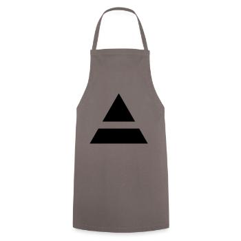 Triad - Cooking Apron - grey - Front - AI Model Male 185 dark (185cm)