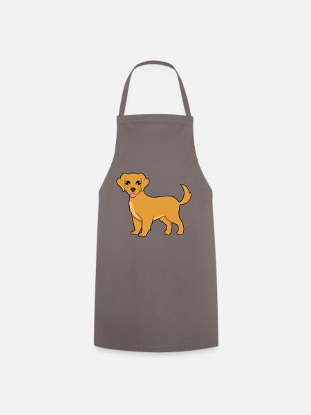 Golden Retriever - Kochschürze - Grau
