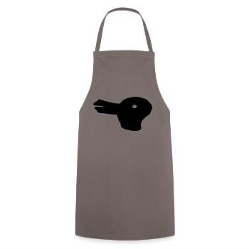 Duck-Rabbit - Tablier de cuisine - gris - Devant - AI Model Male 185 dark (185cm)