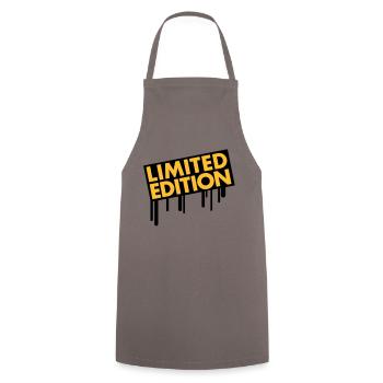 limited_edition_graffiti - Cooking Apron - grey - Front - AI Model Male 185 dark (185cm)