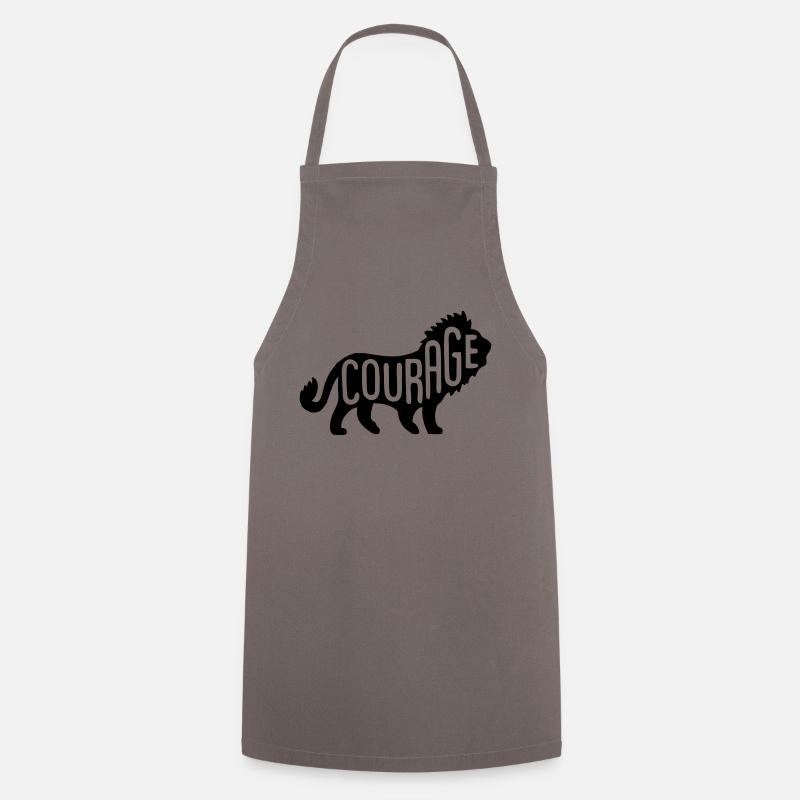 Lion - Lion Courage - Tablier de cuisine - gris