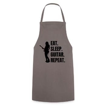 Guitarist Music Guitarist Band Guitar Musicians - Cooking Apron - grey - Front - AI Model Male 185 dark (185cm)