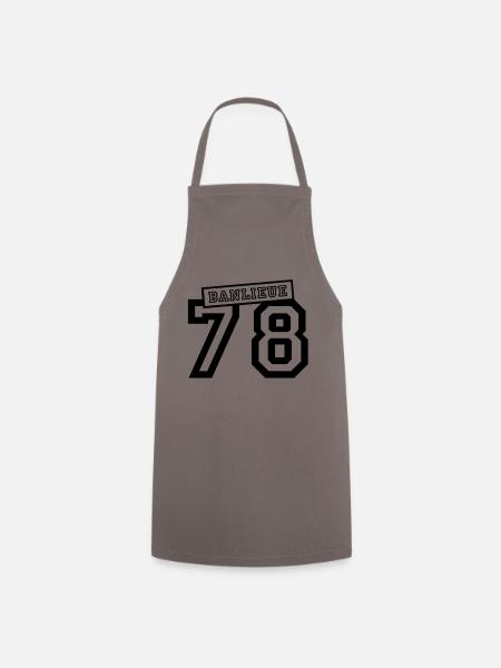 banlieue 78 - Tablier de cuisine - gris