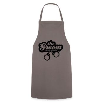 stag party - Cooking Apron - grey - Front - AI Model Male 185 dark (185cm)