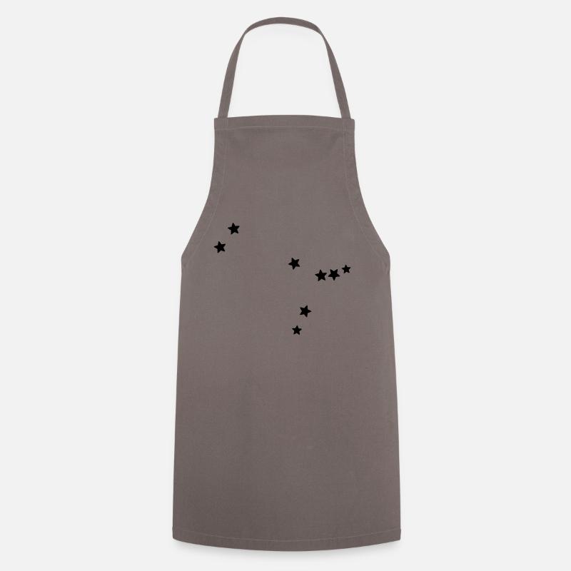 signe du zodiaque Gémeaux - Tablier de cuisine - gris