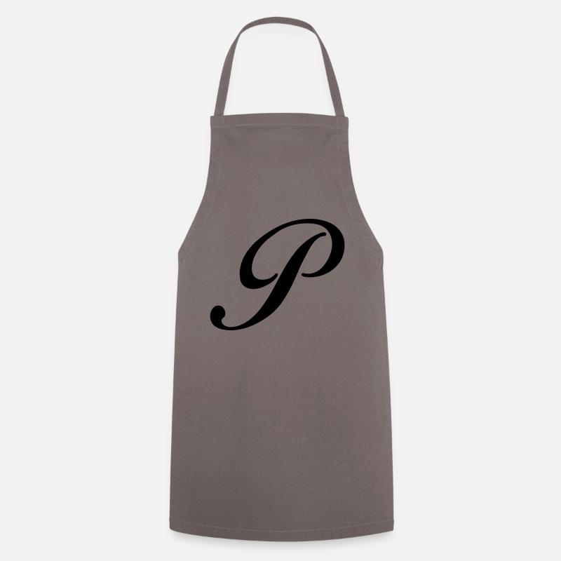 P - Tablier de cuisine - gris
