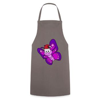 Butterfly Comic Christmas - Tablier de cuisine - gris - Devant - AI Model Male 185 dark (185cm)