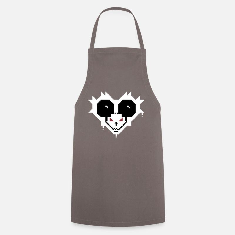 PETSCII M4U5 - Tablier de cuisine - gris