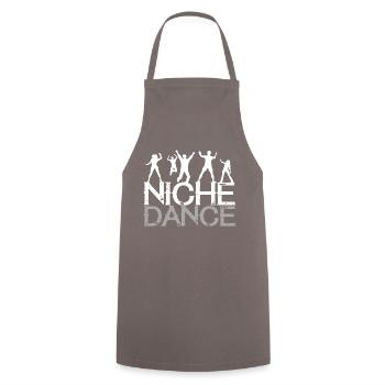 Dancing Dance Music - Cooking Apron - grey - Front - AI Model Male 185 dark (185cm)