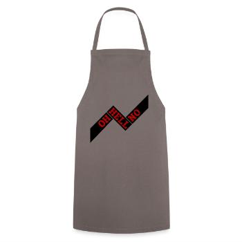Oh l’enfer non oh l’enfer pas de sarcasme drôle - Tablier de cuisine - gris - Devant - AI Model Male 185 dark (185cm)