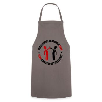 Enterrement de vie de garçon 2024 - Tablier de cuisine - gris - Devant - AI Model Male 185 dark (185cm)