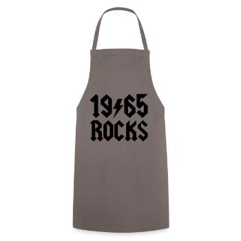 1965 - Tablier de cuisine - gris - Devant - AI Model Male 185 dark (185cm)