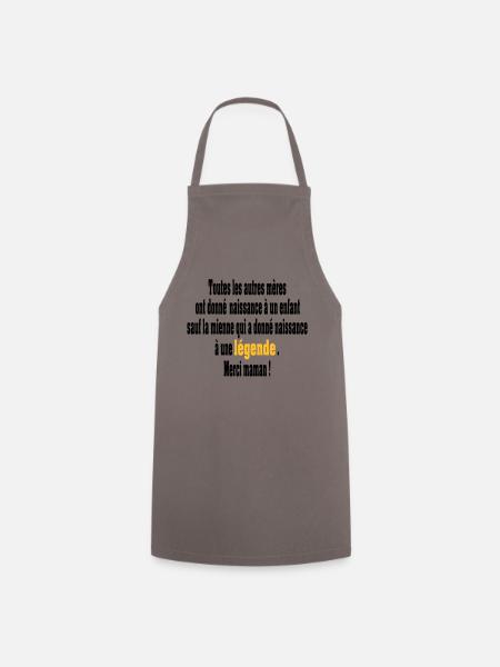 naissance d'une légende - Tablier de cuisine - gris