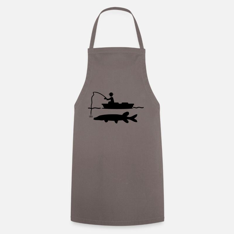 fishing_design_00 - Tablier de cuisine - gris