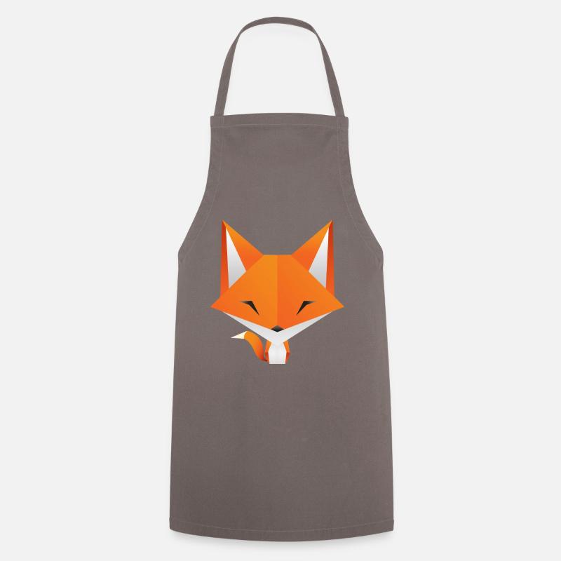 Renard doux - Tablier de cuisine - gris