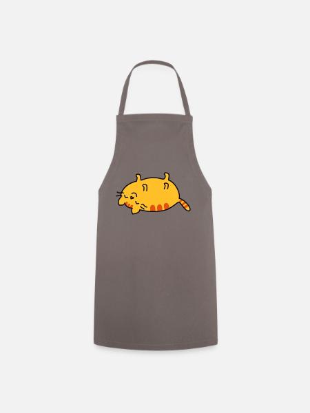 lazy cat - Tablier de cuisine - gris
