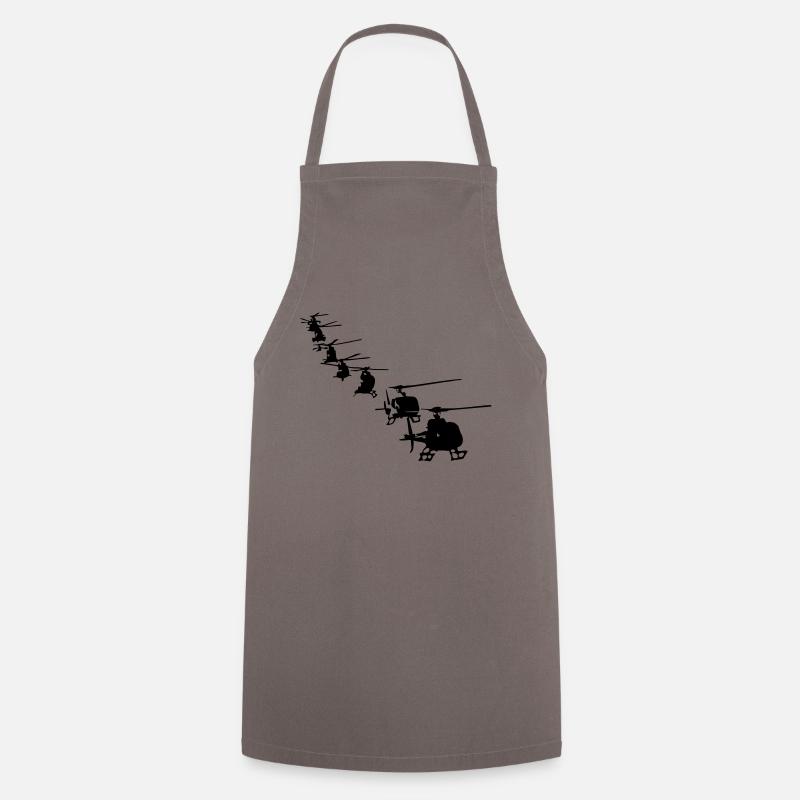 formation Hélicoptère Hélicoptère Hélicoptère - Tablier de cuisine - gris