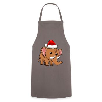 Mammut Comic Noël - Tablier de cuisine - gris - Devant - AI Model Male 185 dark (185cm)