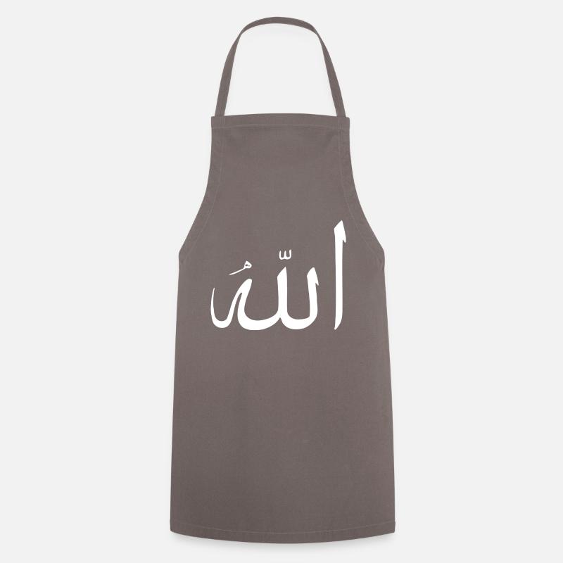 Allah/Gott - Kochschürze - Grau