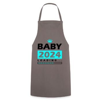 Baby 2024 Loading - Cooking Apron - grey - Front - AI Model Male 185 dark (185cm)