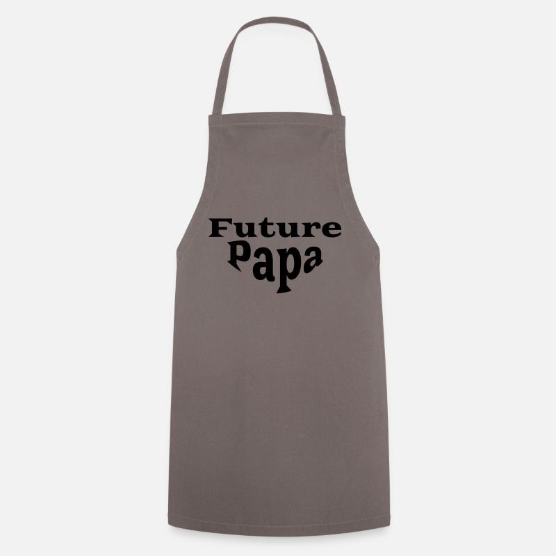 Future papa - Tablier de cuisine - gris