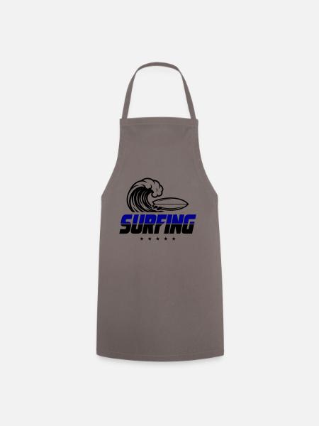 Surfing Surfboard - Kochschürze - Grau