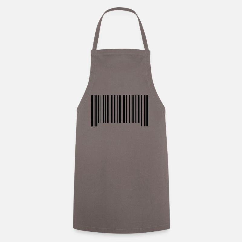 barcode - Cooking Apron - grey