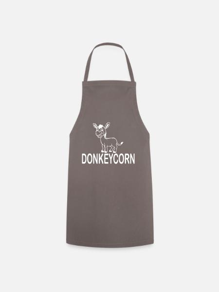 Donkey Esel - Kochschürze - Grau