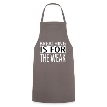 Funny Swimming Tshirts Sports Joke Gift Birthday - Cooking Apron - grey - Front - AI Model Male 185 dark (185cm)