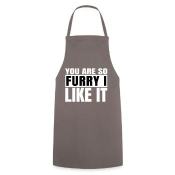 Happy Cat Flag Tshirts Cat Butt Tshirts Cat - Tablier de cuisine - gris - Devant - AI Model Male 185 dark (185cm)