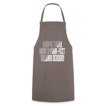 Chat Butt Tshirts Drôle Gym Animal Amour Kitty Geek - Tablier de cuisine - gris - Devant - AI Model Male 185 dark (185cm)