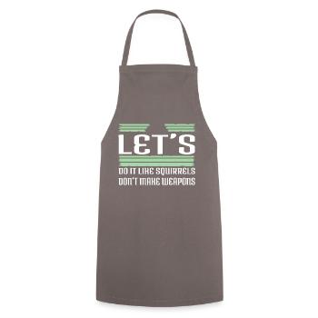Family Funny Funny Sayings Gift Pride Peace Joke - Cooking Apron - grey - Front - AI Model Male 185 dark (185cm)