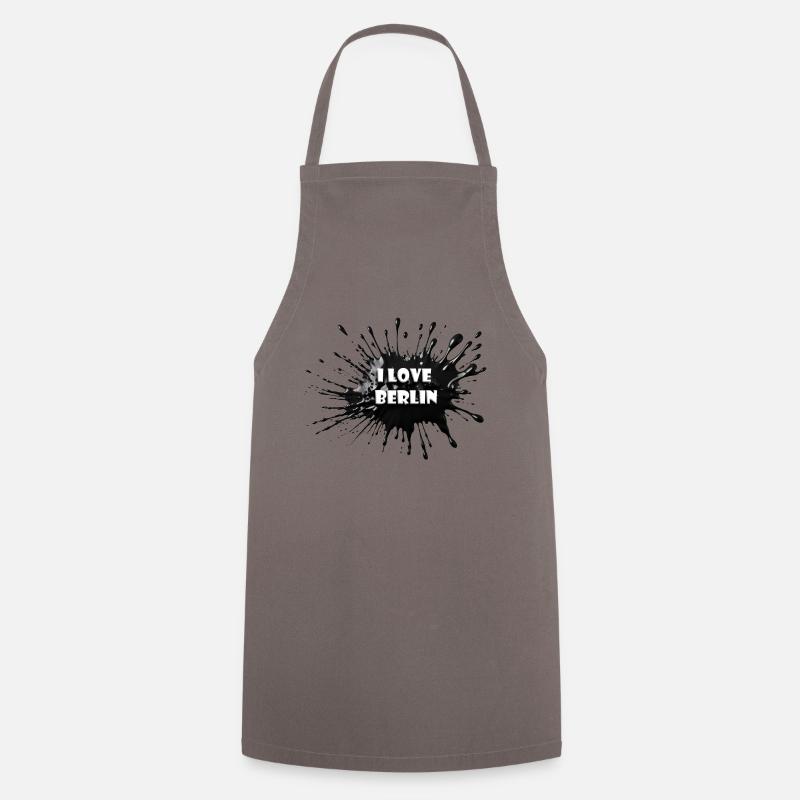 J’AIME BERLIN - Tablier de cuisine - gris