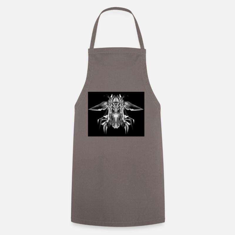 Art en noir et blanc - Tablier de cuisine - gris