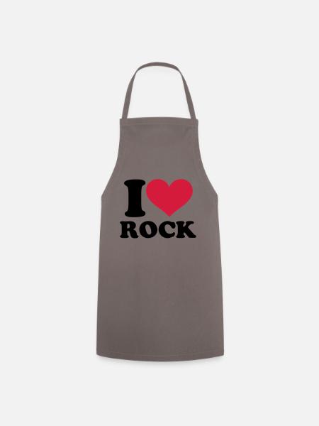 Rock - Tablier de cuisine - gris