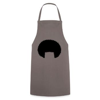 Afrolook - Cooking Apron - grey - Front - AI Model Male 185 dark (185cm)
