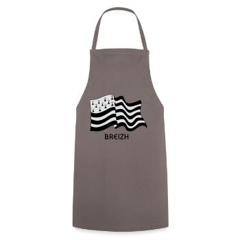 gwennhaduv4 - Tablier de cuisine - gris - Devant - AI Model Male 185 dark (185cm)