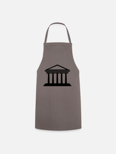 athen_gebaeude - Tablier de cuisine - gris