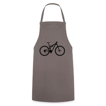 vélo de montagne - Tablier de cuisine - gris - Devant - AI Model Male 185 dark (185cm)