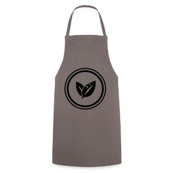 Leaf Ecology - Cooking Apron - grey - Front - AI Model Male 185 dark (185cm)