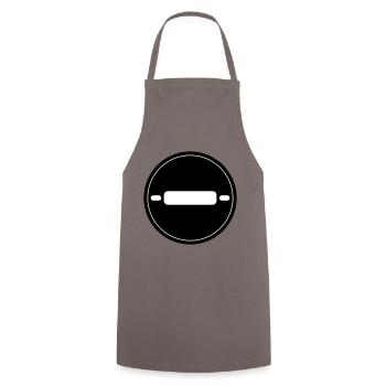 Rouleau de cuisine à pâtisserie - Tablier de cuisine - gris - Devant - AI Model Male 185 dark (185cm)