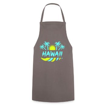 Hawaï - Tablier de cuisine - gris - Devant - AI Model Male 185 dark (185cm)