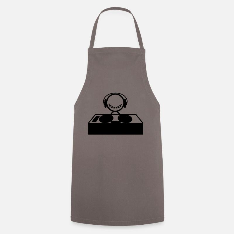 DJ - Tablier de cuisine - gris