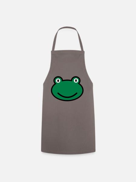 Frosch - Kochschürze - Grau
