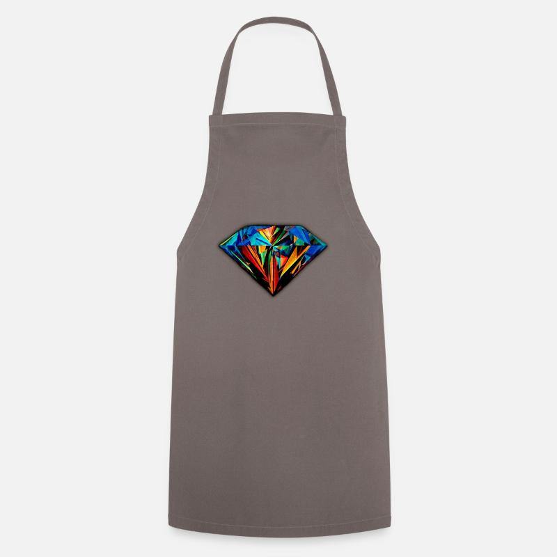 diamond - Kochschürze - Grau